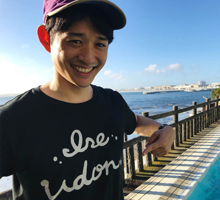 スナップ1 伊勢うどんTシャツ at 江ノ島